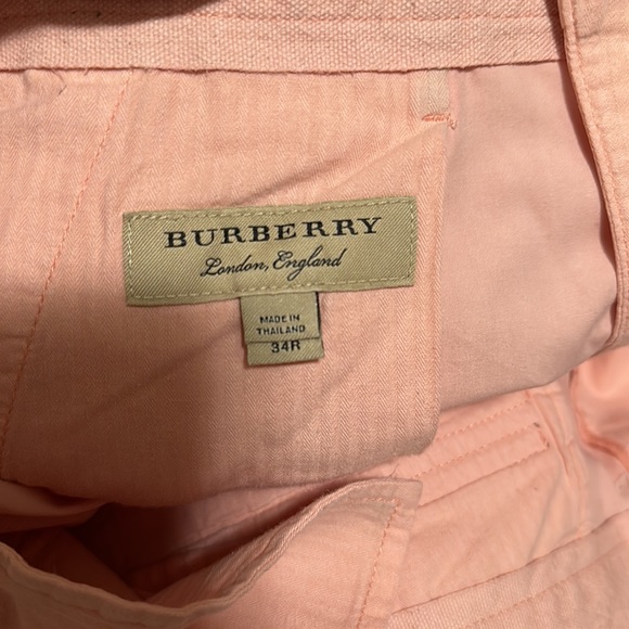 Burberry Men’s Peach Slim Fit Chino Pants - Picture 10 of 11